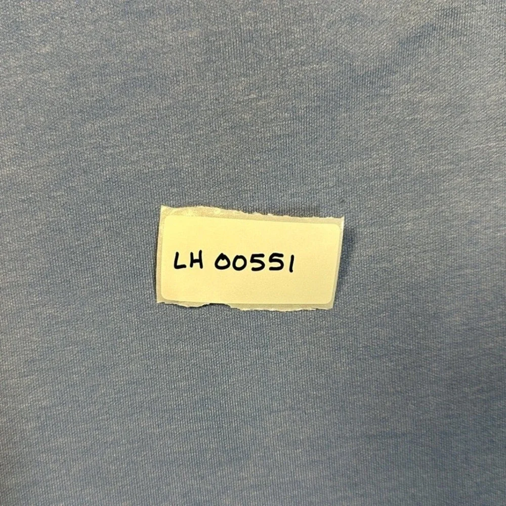 IZOD Advantage Performance‎ Sweatshirt Medium Blue Solid Stretch Crewneck
